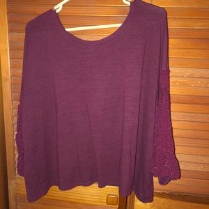 AEO open back three quarter sleeve